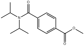 Methyl 4-[[bis(1-methylethyl)amino]carbonyl]benzoate Structure