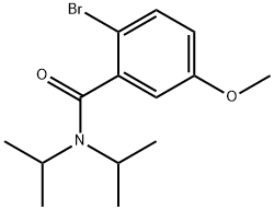 2-Bromo-5-methoxy-N,N-bis(1-methylethyl)benzamide Structure