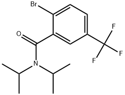 2-Bromo-N,N-bis(1-methylethyl)-5-(trifluoromethyl)benzamide Structure