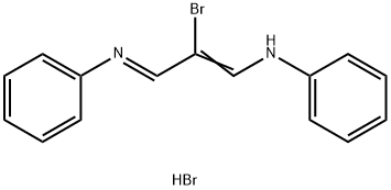 Benzenamine, N-[2-bromo-3-(phenylamino)-2-propenylidene]-, monohydrobromide (9CI) Structure