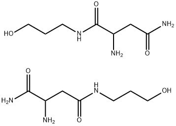 2-Amino-N1-(3-hydroxypropyl)butanediamide 2-amino-N4-(3-hydroxypropyl)butanediamide polymer 구조식 이미지