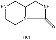 octahydroimidazolidino[1,5-a]piperazin-3-one hydrochloride 구조식 이미지