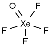 Xenonfluoride oxide (XeF4O), (SP-5-21)- (9CI) Structure