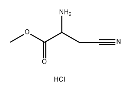 methyl 2-amino-3-cyanopropanoate hydrochloride Structure