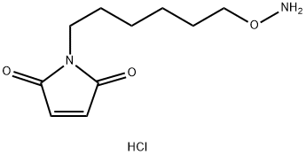 1-(6-(aminooxy)hexyl)-1H-pyrrole-2,5-dione hydrochloride 구조식 이미지