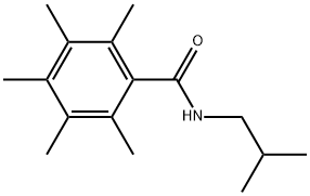 2,3,4,5,6-Pentamethyl-N-(2-methylpropyl)benzamide Structure