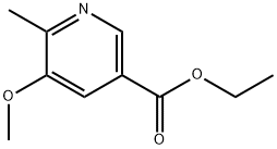 Ethyl 5-methoxy-6-methyl-3-pyridinecarboxylate Structure