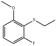 2-(Ethylthio)-1-fluoro-3-methoxybenzene Structure