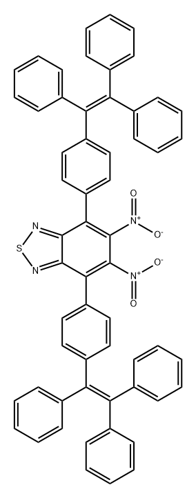 5,6-dinitro-4,7-bis(4-(1,2,2-triphenylvinyl)phenyl)benzo[c][1,2,5]thiadiazole 구조식 이미지