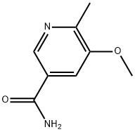 5-Methoxy-6-methyl-3-pyridinecarboxamide Structure