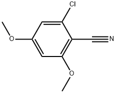 Benzonitrile, 2-chloro-4,6-dimethoxy- Structure