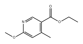 Ethyl 6-methoxy-4-methylnicotinate Structure