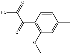 2-(2-methoxy-4-methylphenyl)-2-oxoacetic acid Structure