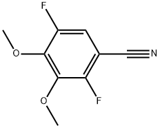 2,5-Difluoro-3,4-dimethoxybenzonitrile Structure