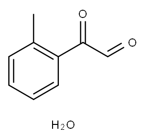 Benzeneacetaldehyde, 2-methyl-α-oxo-, hydrate (1:1) 구조식 이미지