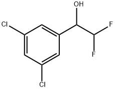 Benzenemethanol, 3,5-dichloro-α-(difluoromethyl)- Structure