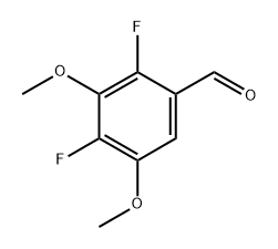 2,4-difluoro-3,5-dimethoxybenzaldehyde Structure