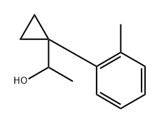 Cyclopropanemethanol, α-methyl-1-(2-methylphenyl)- Structure