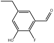 5-Ethyl-2-fluoro-3-hydroxybenzaldehyde Structure