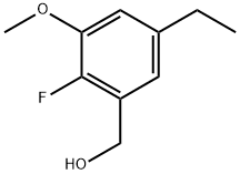 (5-ethyl-2-fluoro-3-methoxyphenyl)methanol 구조식 이미지