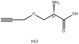 L-Serine, O-2-propyn-1-yl-, hydrochloride (1:1) Structure