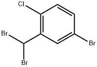 4-Bromo-1-chloro-2-(dibromomethyl)benzene Structure