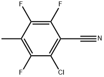 2-Chloro-3,5,6-trifluoro-4-methylbenzonitrile Structure