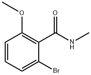 2-bromo-6-methoxy-N-methylbenzamide Structure