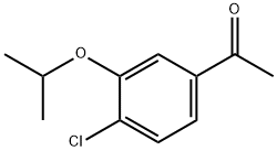 1-(4-Chloro-3-isopropoxyphenyl)ethanone Structure