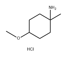 4-Methoxy-1-methyl-cyclohexylamine hydrochloride 구조식 이미지