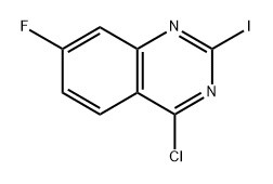 4-Chloro-7-fluoro-2-iodoquinazoline Structure