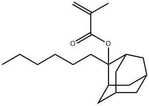 (1R,3S,5r,7r)-2-hexyladamantan-2-yl methacrylate Structure