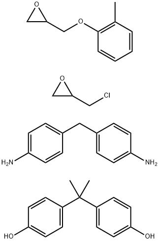 페놀,4,4-(1-메틸에틸리덴)비스-,(클로로메틸)옥시란중합체,4,4-메틸렌비스벤젠아민및(2-메틸페녹시)메틸옥시란 구조식 이미지