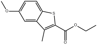 Ethyl 5-methoxy-3-methylbenzo[b]thiophene-2-carboxylate Structure