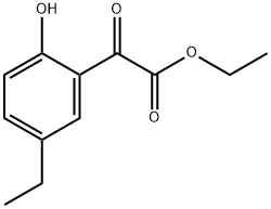 ethyl 2-(5-ethyl-2-hydroxyphenyl)-2-oxoacetate Structure