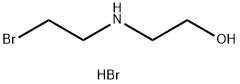 Ethanol, 2-[(2-bromoethyl)amino]-, hydrobromide (1:1) Structure