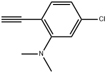 5-Chloro-2-ethynyl-N,N-dimethylbenzenamine Structure