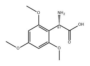 (S)-2-Amino-2-(2,4,6-trimethoxyphenyl)acetic?acid Structure