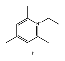 Pyridinium, 1-ethyl-2,4,6-trimethyl-, iodide (1:1) Structure