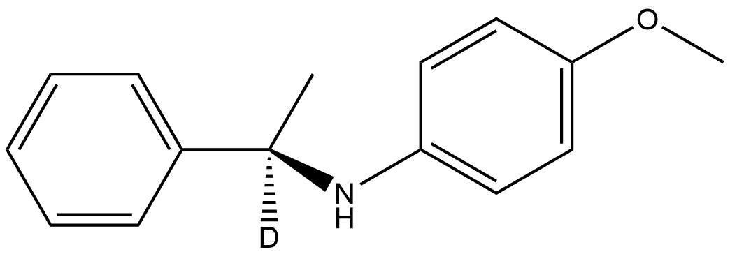 (αR)-N-(4-Methoxyphenyl)-α-methylbenzenemethan-d-amine Structure