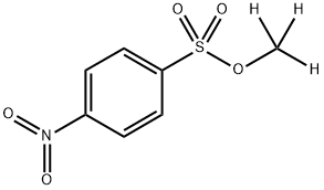 Benzenesulfonic acid, 4-nitro-, methyl-d3 ester (9CI) Structure