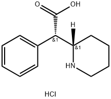 DL-threo-Ritalinic acid hydrochloride (1:1) 구조식 이미지