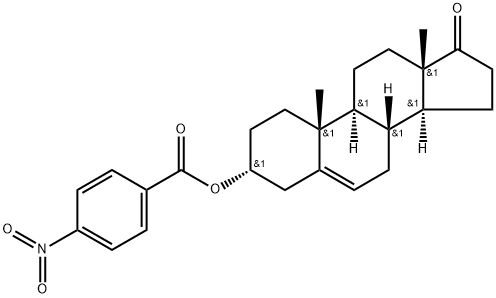 (3α)-3-[(4-Nitrobenzoyl)oxy]androst-5-en-17-one 구조식 이미지