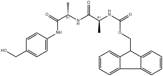 Fmoc-Ala-Ala-PAB Structure