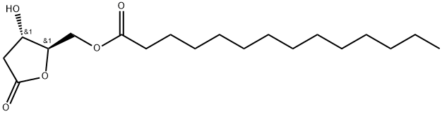 5-O-tetradecanoyl-2-deoxy-D-ribonolactone Structure