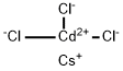 Cadmate(1-), trichloro-, cesium (8CI,9CI) Structure