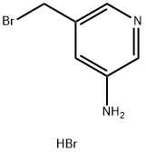 5-(Bromomethyl)pyridin-3-amine hydrobromide 구조식 이미지