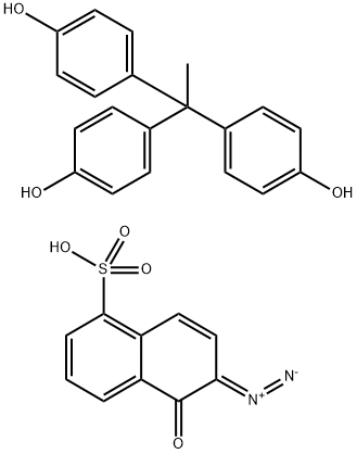 1-Naphthalenesulfonic acid, 6-diazo-5,6-dihydro-5-oxo-, ester with 4,4',4''-ethylidynetris[phenol] Structure