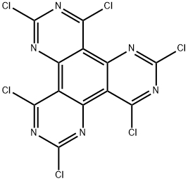 Dipyrimido[4,?5-?f:4',?5'-?h]?quinazoline, 2,?4,?6,?8,?10,?12-?hexachloro- Structure