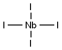 Niobium iodide (NbI4) (6CI,7CI,8CI,9CI) Structure